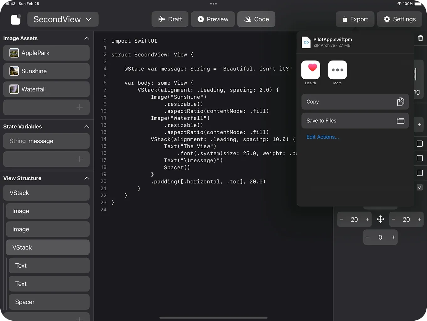 App Pilot 스크린샷 3
