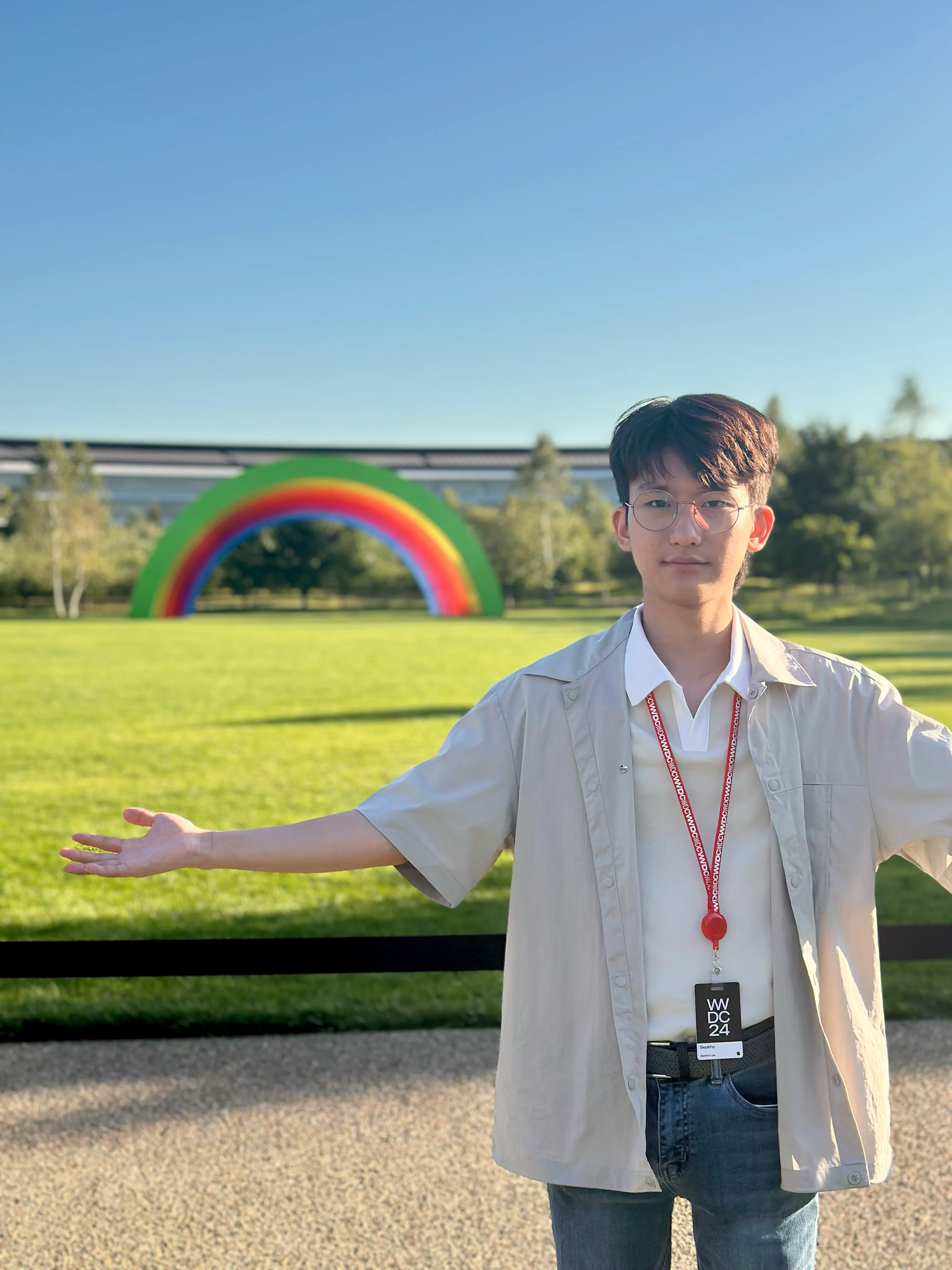 이석호 개인 이미지: Apple Park 초대